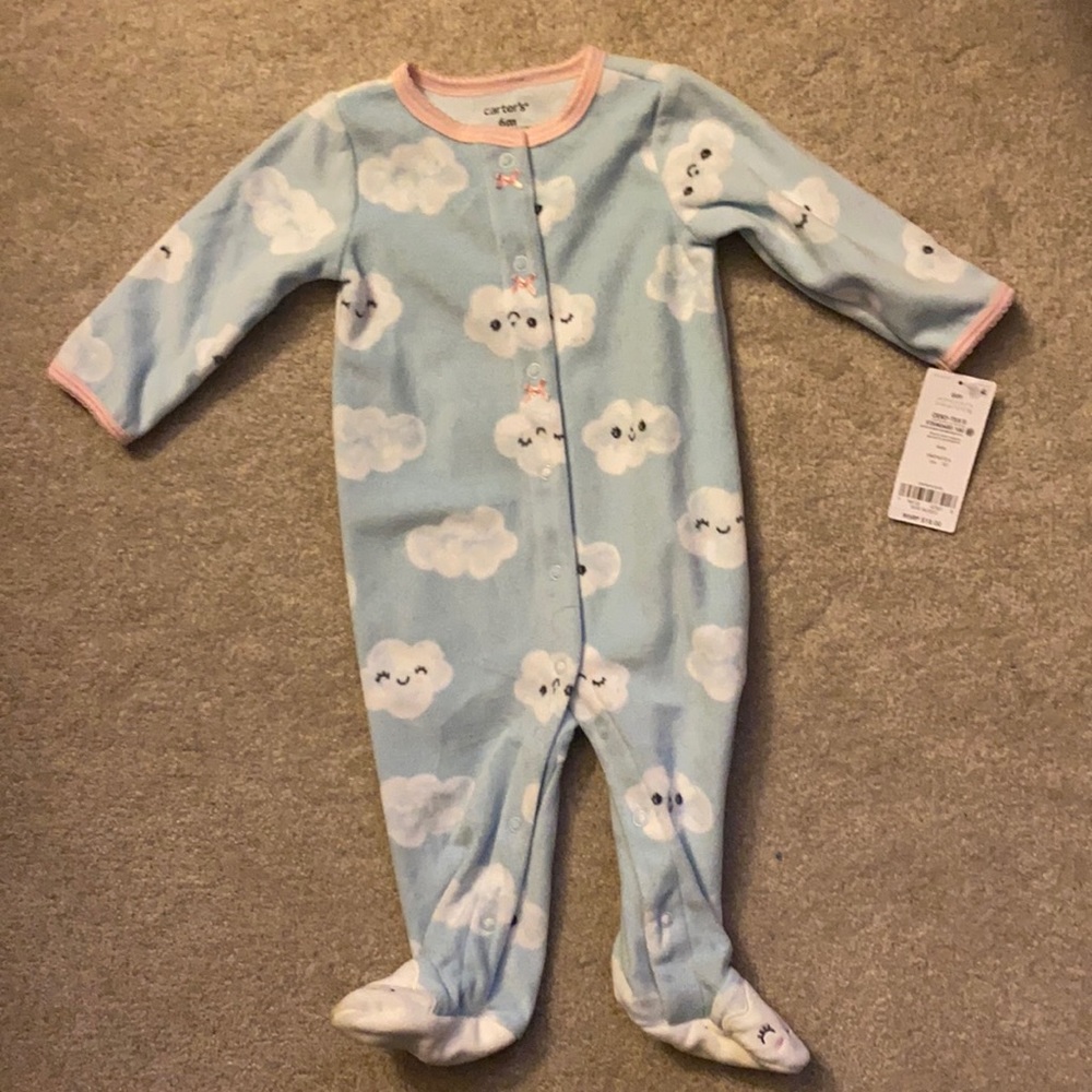 Carter’s 6 month fleece footie pajama